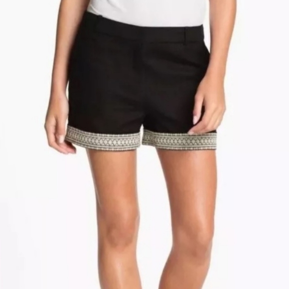 Kate Spade NY Linen Blk Short 2 - Picture 1 of 8